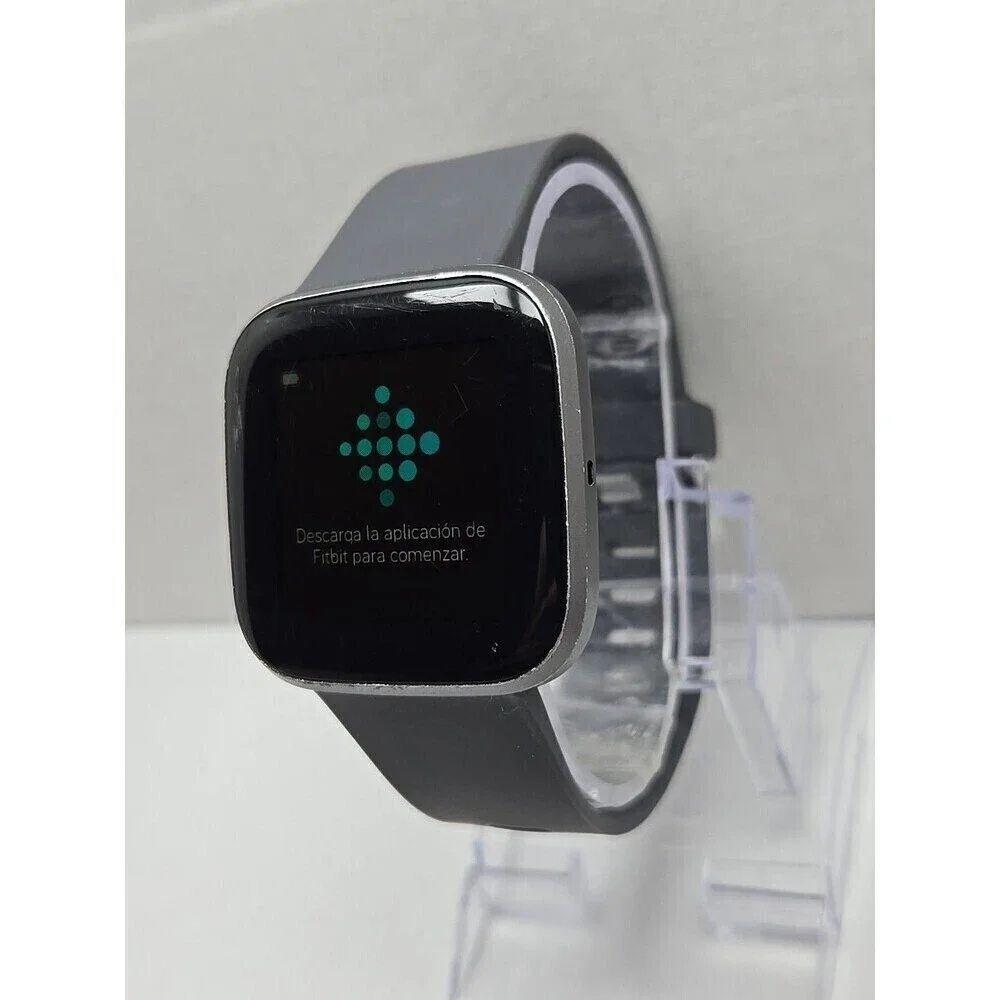 Fitbit Versa 2 Smartwatch Gray 40mm Alexa WR50M Always On Display No Charger